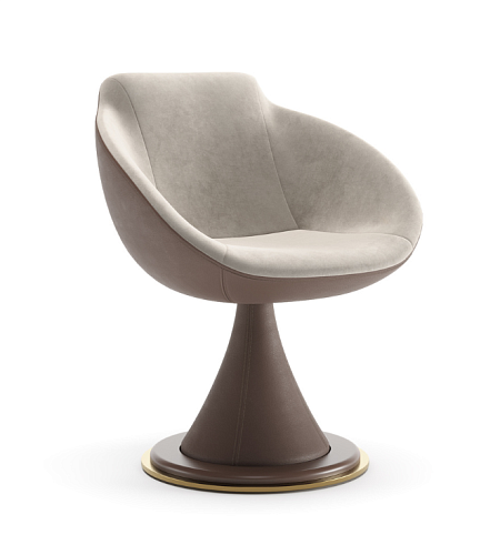 Shell Handcrafted Swivel Chair