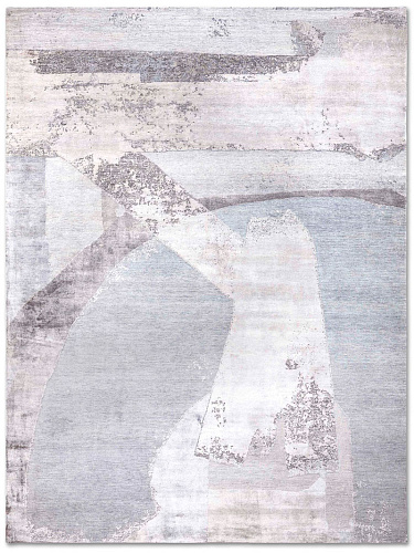 Snow Silver Hand-Woven Rug