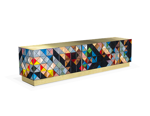 Mosaic Modern TV Cabinet