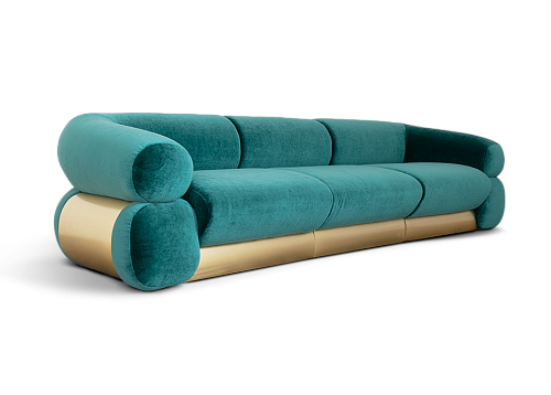 Kingsley Green Sofa