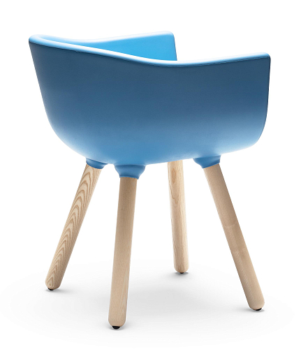 Tulip Blue Chair