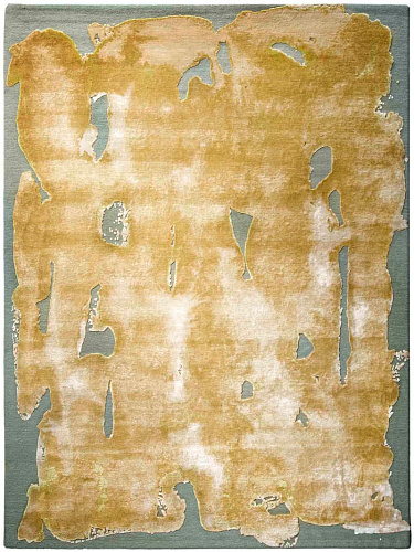 Mono Gold Luxury Hand-Knotted Rug