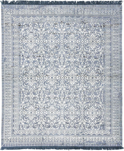 Ferrara Radi Little Rocked Blue White Rug