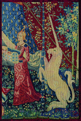 Girl in the Box Tapestry