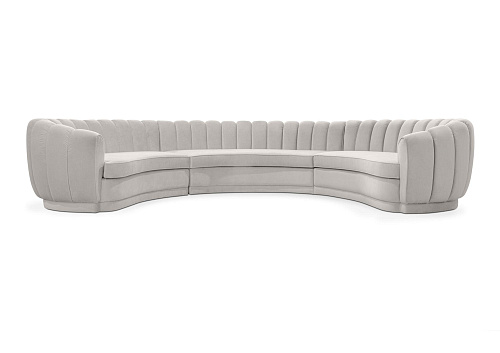 Luxe Round Three Seater Sofa
