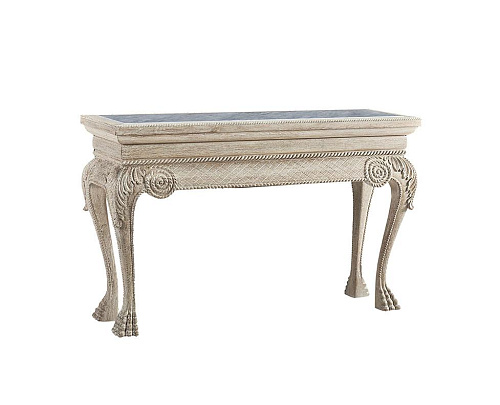 York Mini Console Venetian White Oak