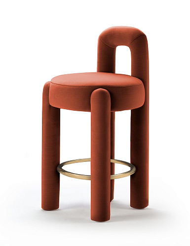 Marlon Red Bar Stool