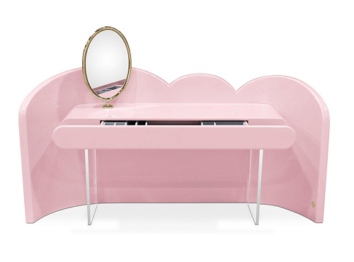 Dreamy Cloud Pink Dressing Table