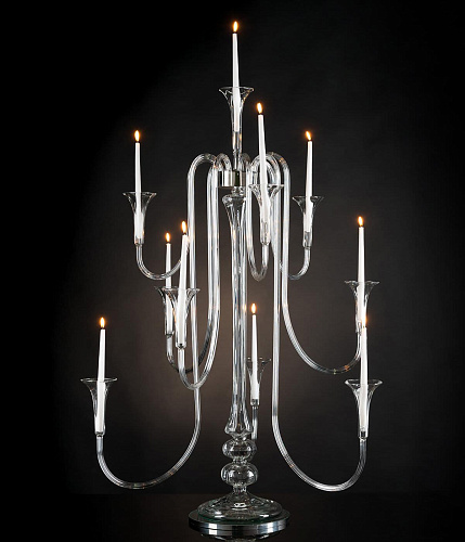 Octopus Glass Candelabra