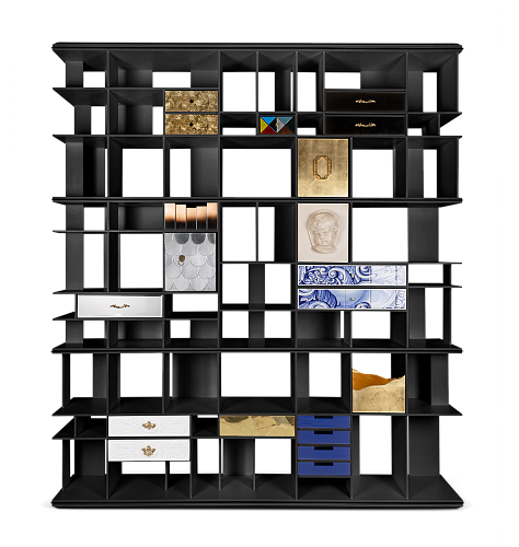 Curator Black Designer Bookcase