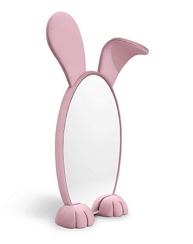 Rabbit Wonderland Pink Mirror