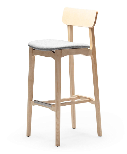 Cacao Wooden Bar Stool