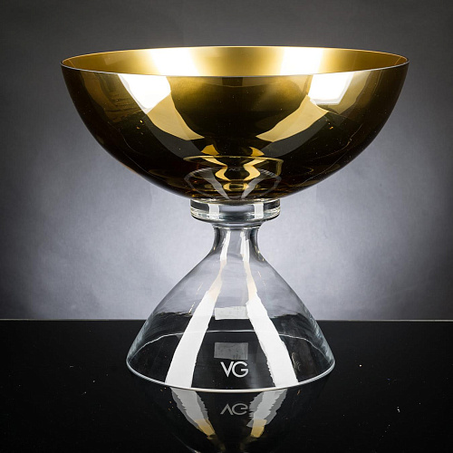 Alice Gold Finish Vase