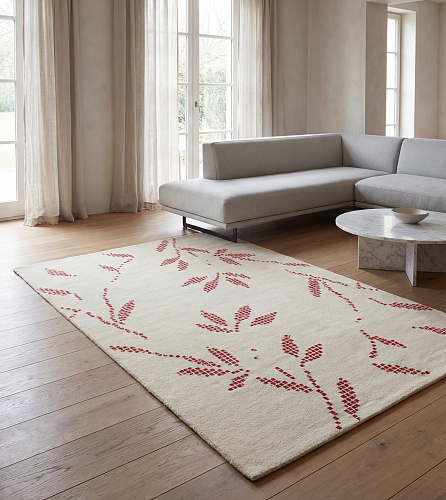 Coral Script Rug