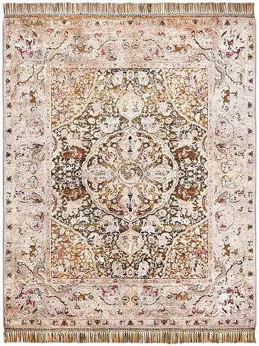 Gold Luxury Hand-Knotted Rug