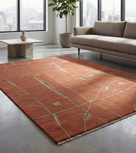 Brick Network Rug