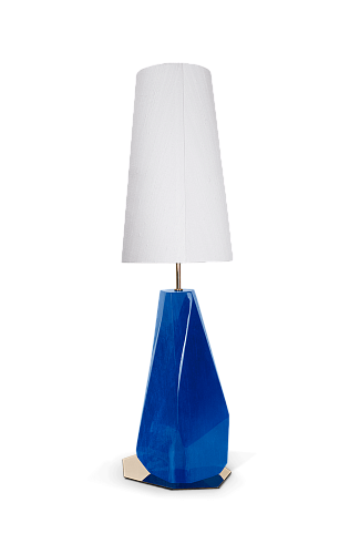 Essence Blue Accent Table Lamp