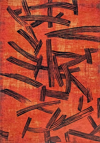 Kanji Ginger Chocolate Rug