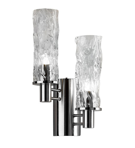 Vertical Blown Glass Wall Sconce