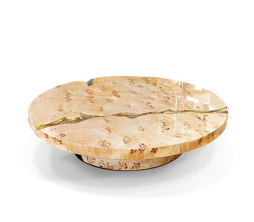 Dominion Poplar Root 3-Piece Center Table Set
