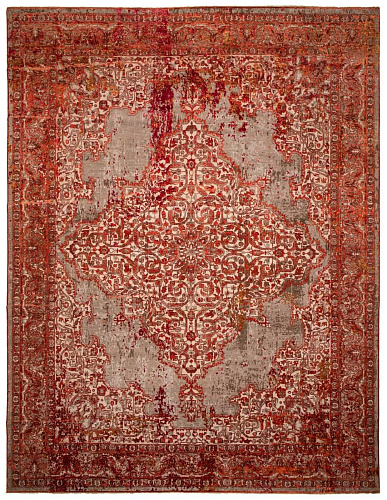 Tabriz Fashion Artwork 8 Red Rug
