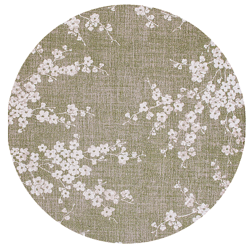Wet Garden 9372 Round Rug
