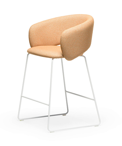 Bel Light Pink Bar Stool