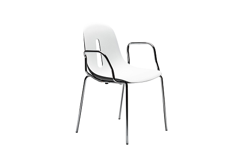 Gotham Black White Chair Set of 2