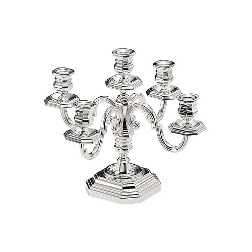 Silver Octagonal Candlestick