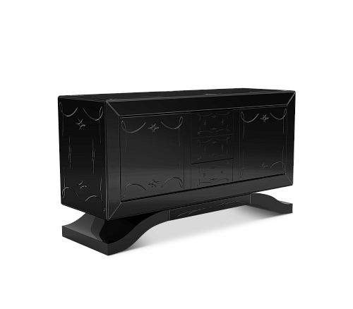 Cosmopolitan Black Statement Sideboard