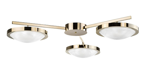 Ceiling Light with Marble Effect Discs