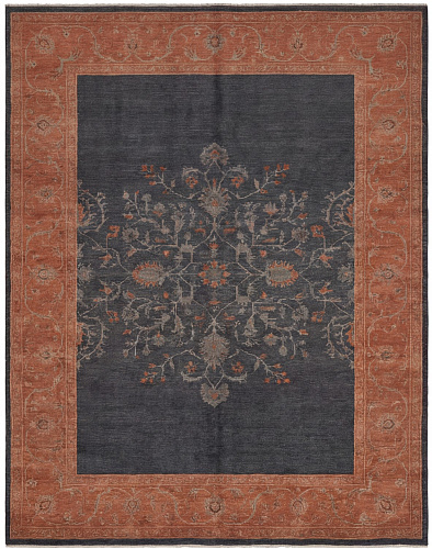 Obsidian Frame Rug