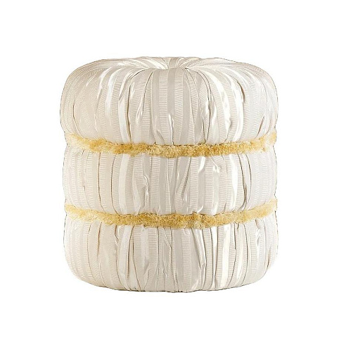 Royal Crafted Beige Pouf