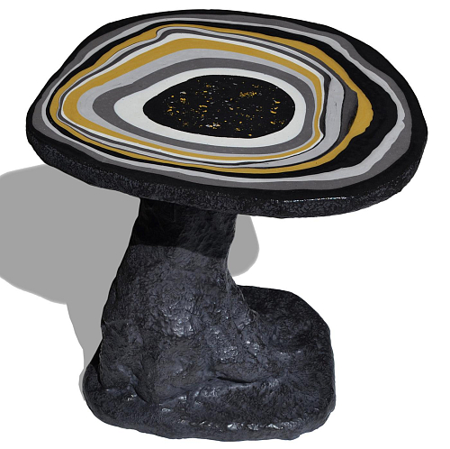 Black Charles Artisan Side Table