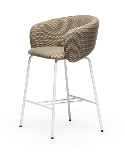Bel Light Gray Bar Stool