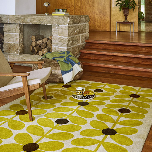 Sixties Stem Yellow 158106 Rug