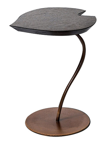 Leaf Corten Finish Side Table