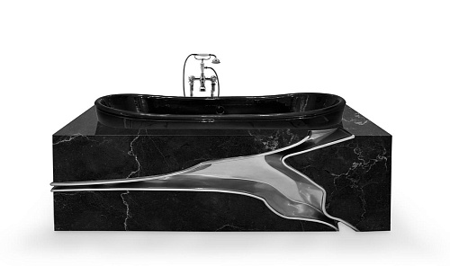 Fractured Marble Bath