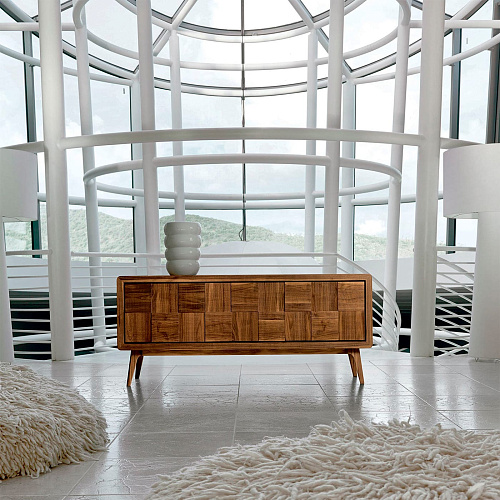 Artes Squared Handcrafted Brown Sideboard