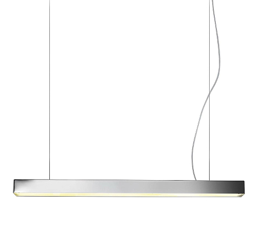 Polished Nickel LED Bar Pendant Light