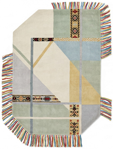 Radial Mosaic Rug