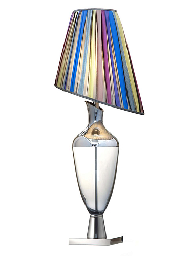 Multicolour Fumé Venetian Glass Table Lamp