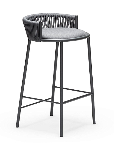 Millie Grey Outdoor Bar Stool