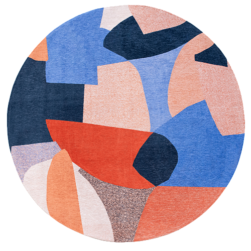Carpe Diem 9368 Round Rug