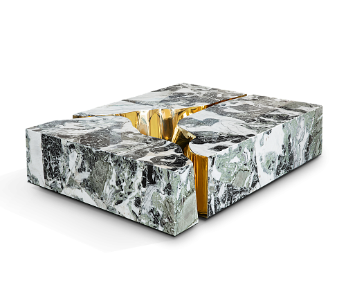 Fissure Marble Accent Center Table