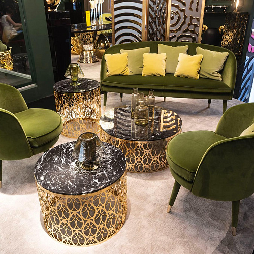 Cabaret Gold Accent Coffee Table