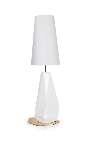Essence White Accent Table Lamp