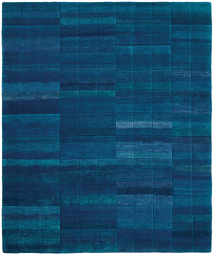 Deep Line Blue Rug