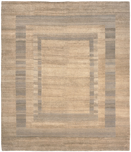 Mauro Triple Border Grey Rug