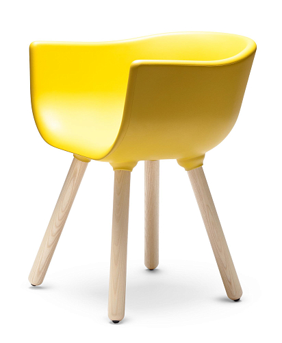 Tulip Yellow Chair